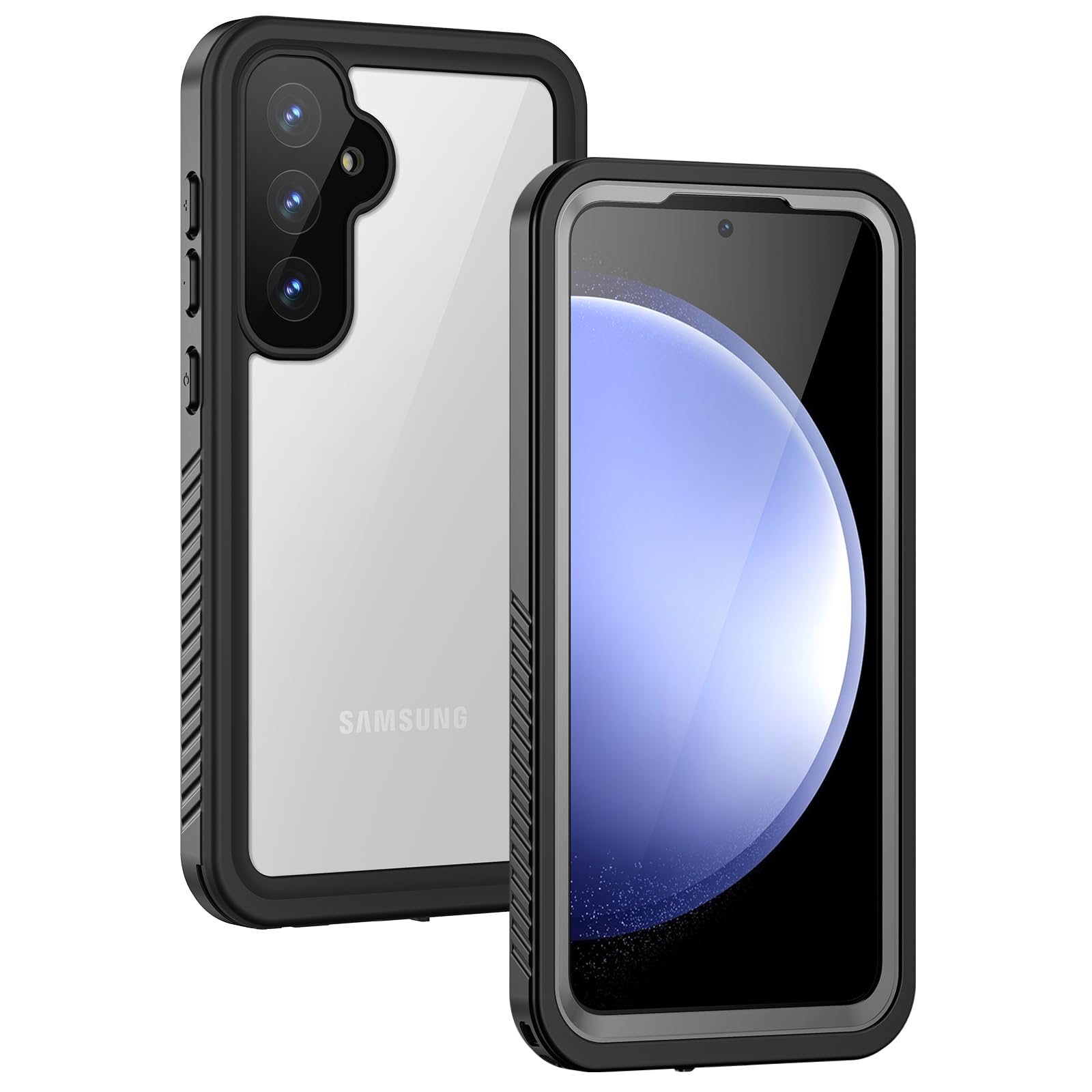 Lanhiem Only for Samsung Galaxy S23 FE Case (6.4 Inch, NOT for S20FE/21FE), IP68 Waterproof Dustproof Case, Built-in Screen Protector, Shockproof Full