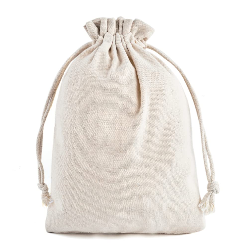 SXUUXB de 20 sacs à cordon en coton - 30 x 40 cm - Petits sacs en toile de jute - Pour mariage, fête, cadeau de Noël