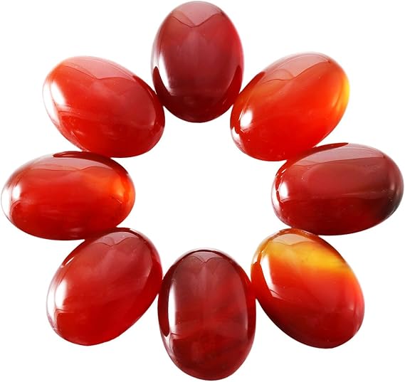 SUNYIK Carnelian Cabochons CAB Flat…