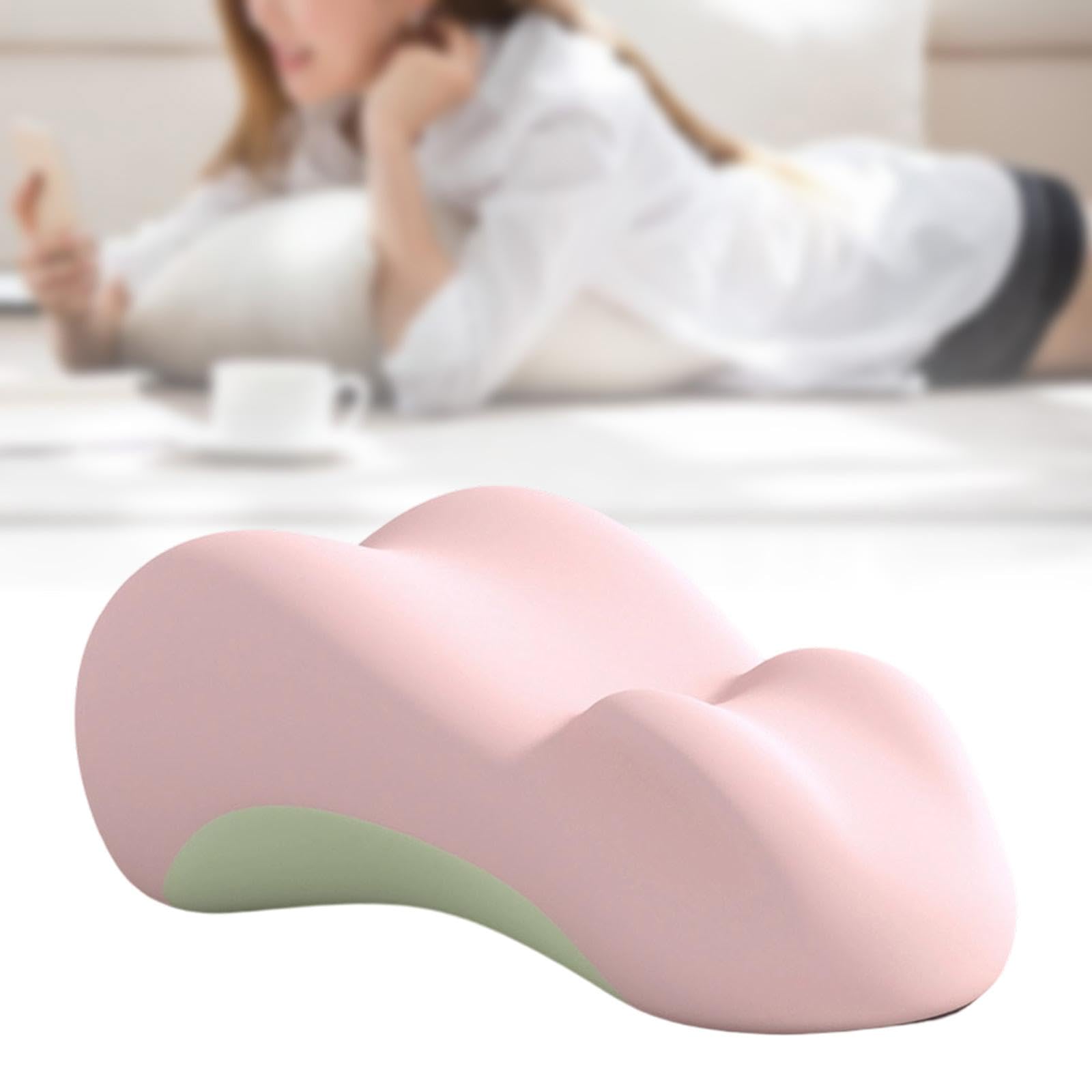 Almohada de para Cama, versátil, Profesional, para Las piernas, para Dormitorio, con Gel, Espuma viscoelástica, Rosa