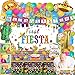 148 PCs First Fiesta Birthday Decorations, Fiesec Mexican Theme 1st Uno Party Decorations Backdrop Balloon Monthly Photo Highchair Banner Tablecloth Cake Cupcake Topper Box Cutout Crown Poster