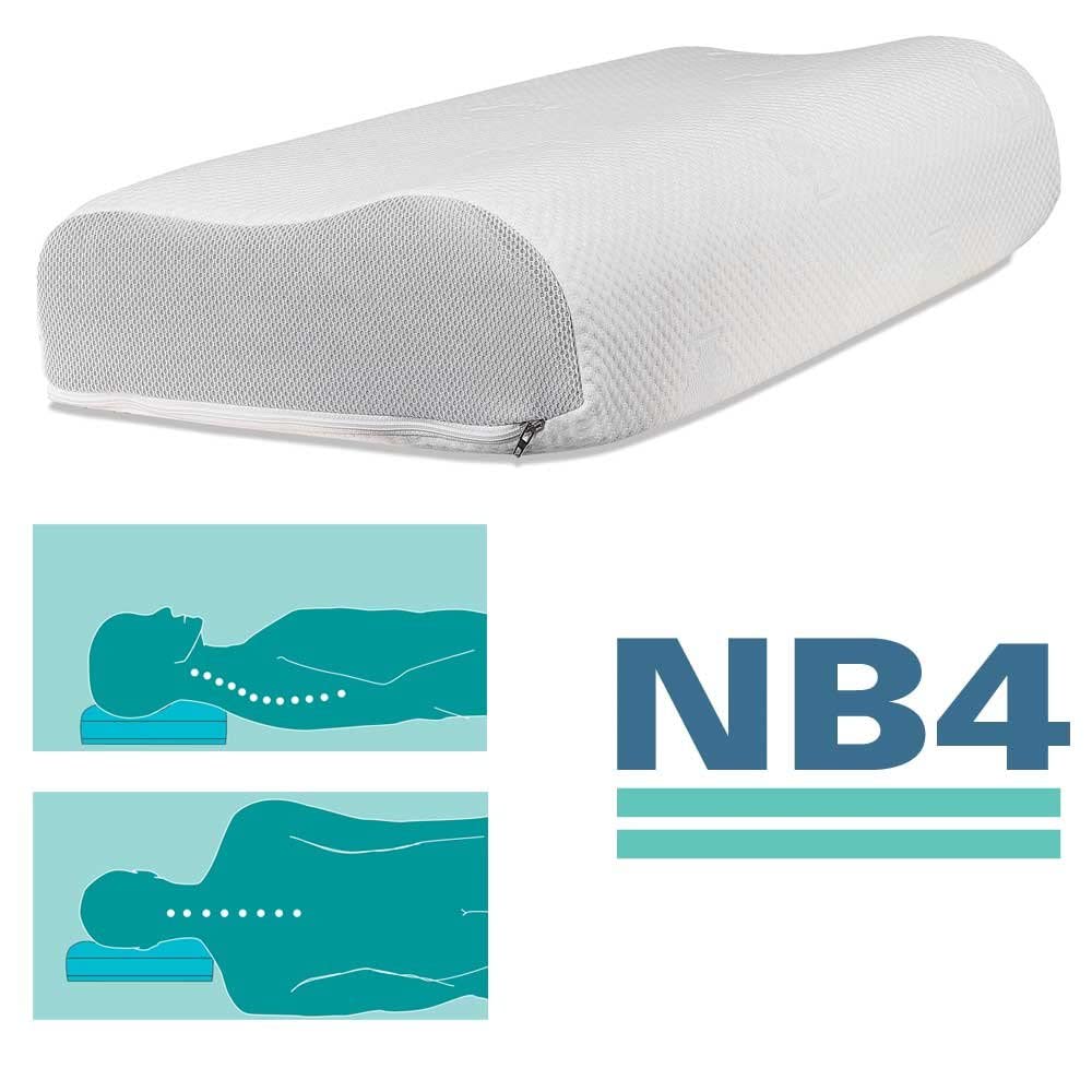 Dormabell Das Original Cervical-Nackenstützkissen, KOSTENLOSE Tragetasche inklusive, Rascher GRATIS-Versand auch ohne Prime, Verschiedene Modelle erhältlich (NB 4)