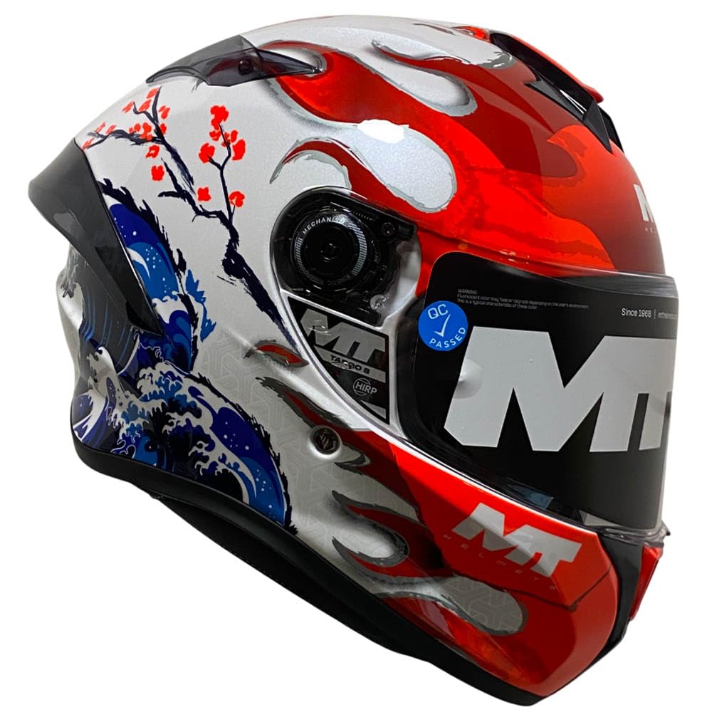 MT Targo S Designed Yamanaka Brillo - Casco de Moto Integral Homologado 22.06