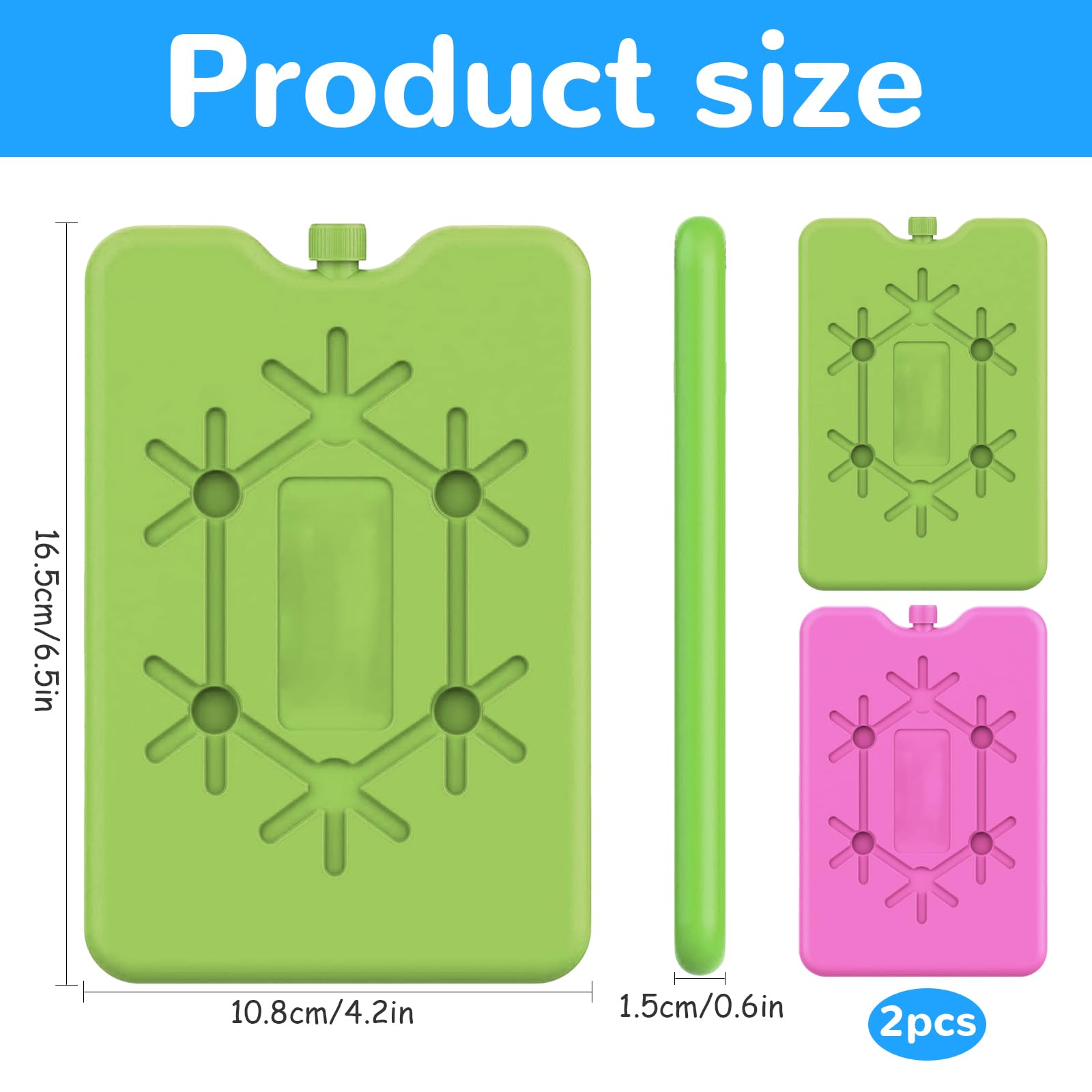 JOKILY Borsa refrigerante, per frigo, per frigo, per frigo, per frigo, extra sottile, capacità di raffreddamento per viaggi, campeggio