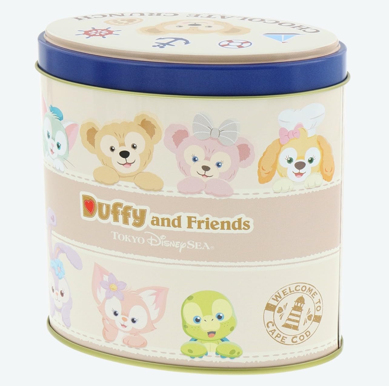 【東京ディズニーシー限定】ダッフィー チョコレートクランチ「ウェア・スマイルズ・グロウ」 TDR TokyoDisneyResort 人気 お菓子 お土産 ディズニー グッズ プレゼント (1個)