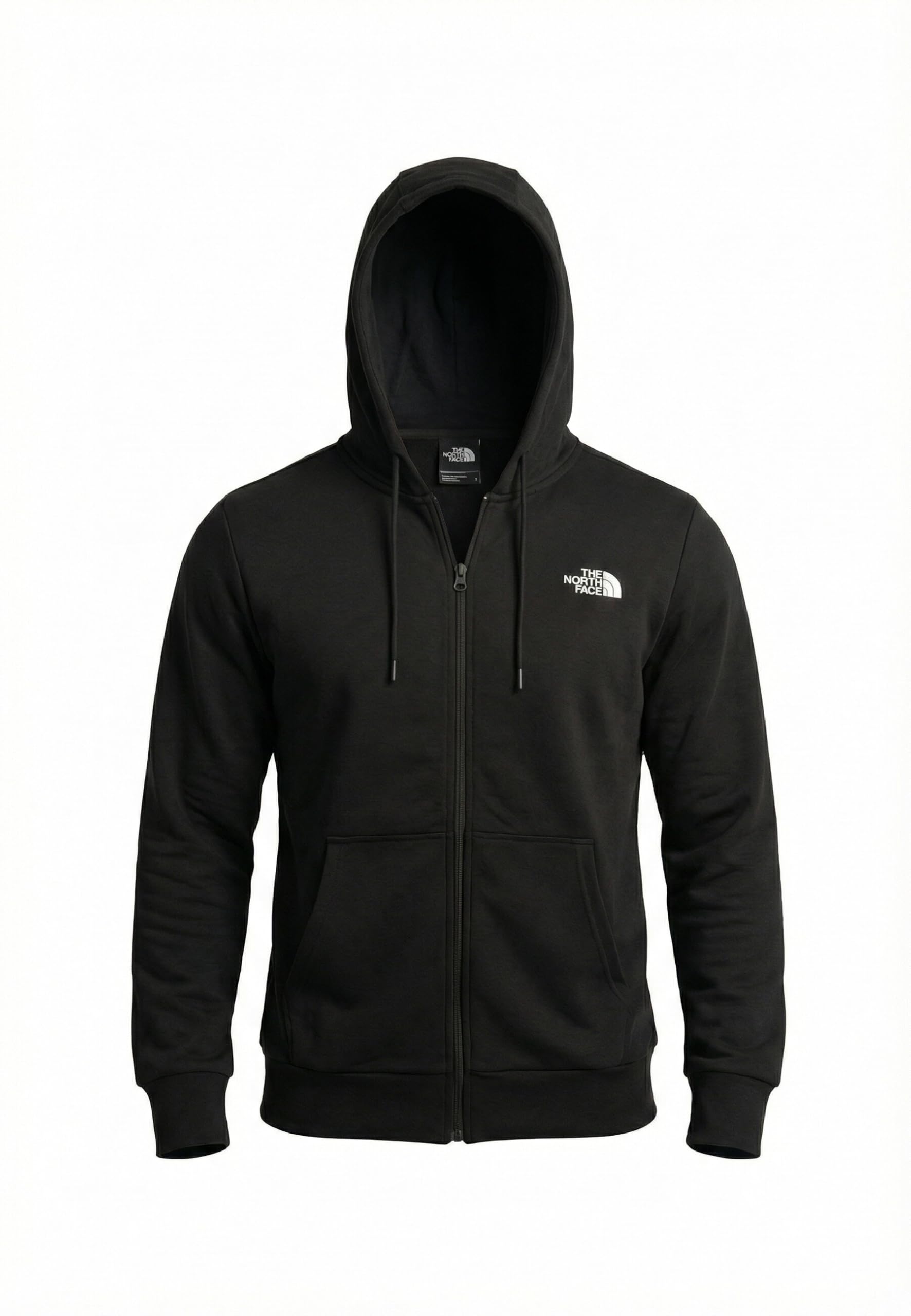 The North Face Men's Simple Dome Light Regular Full Zip Hoo Jacket, Tnf Black, M