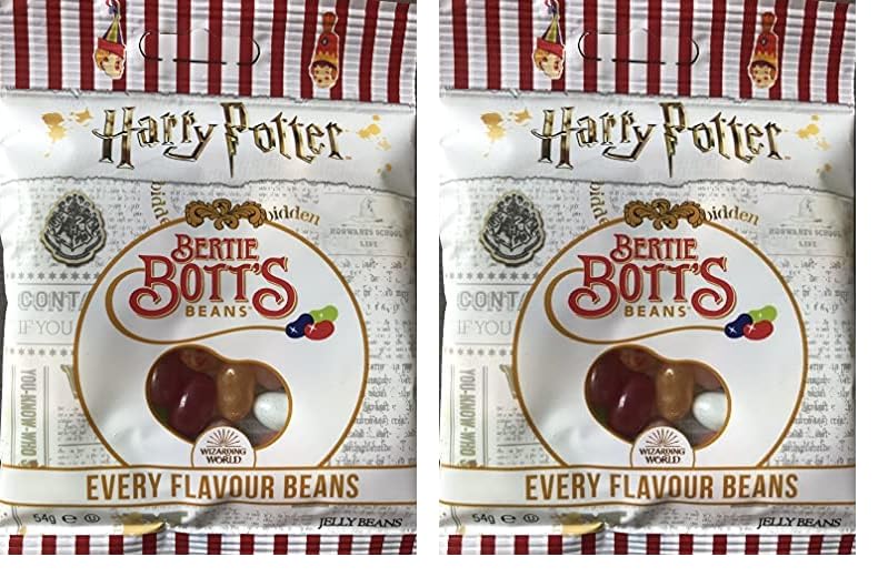 Jelly Belly Harry PotterCaramelos Sabores Especiales Bertie Botts, 54 Gramos (Paquete de 2)