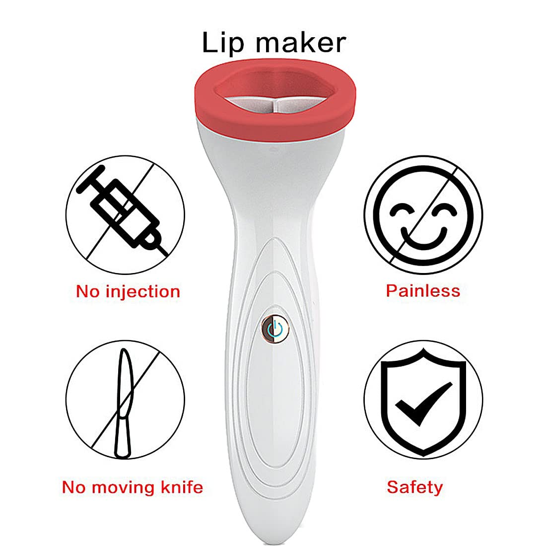 Lip Sucker Plumper Tool, Lip Gizmo Lip Plumper,Lip Enhancer Machine,Electric Lip Enhancer Lip Beauty Tool Instrument Plumper for Women Girl (1 Stück)