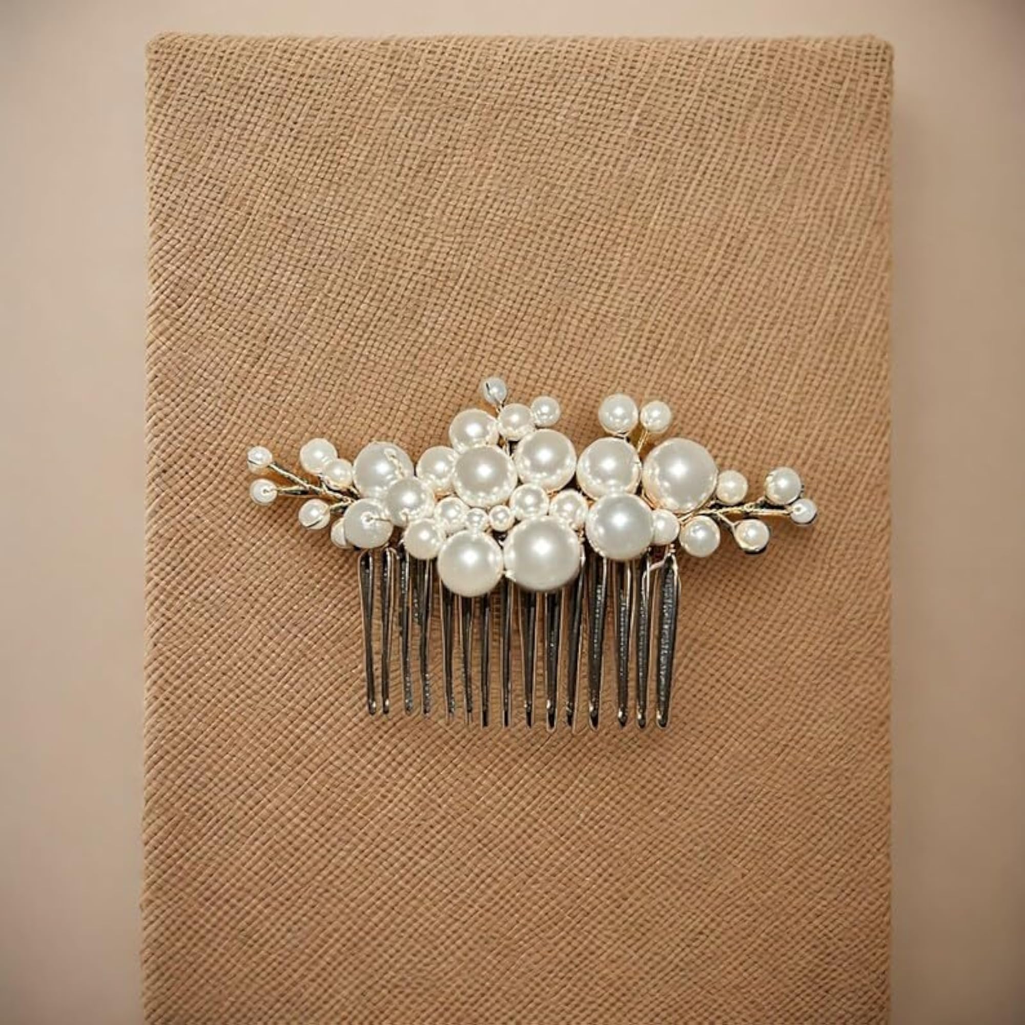 Bridal Pearl Hair Combs and Wedding Hairpins Set