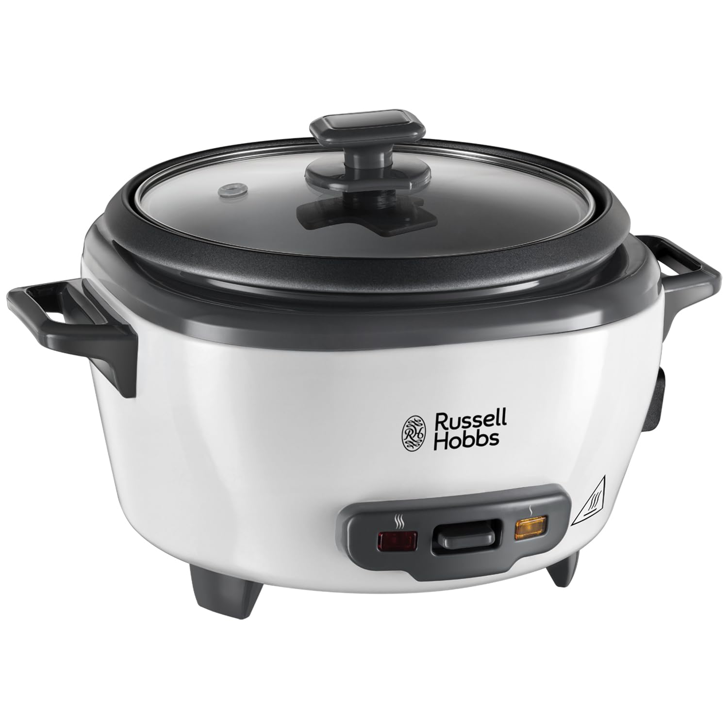 Russell Hobbs 0.8L Medium Rice Cooker White - White