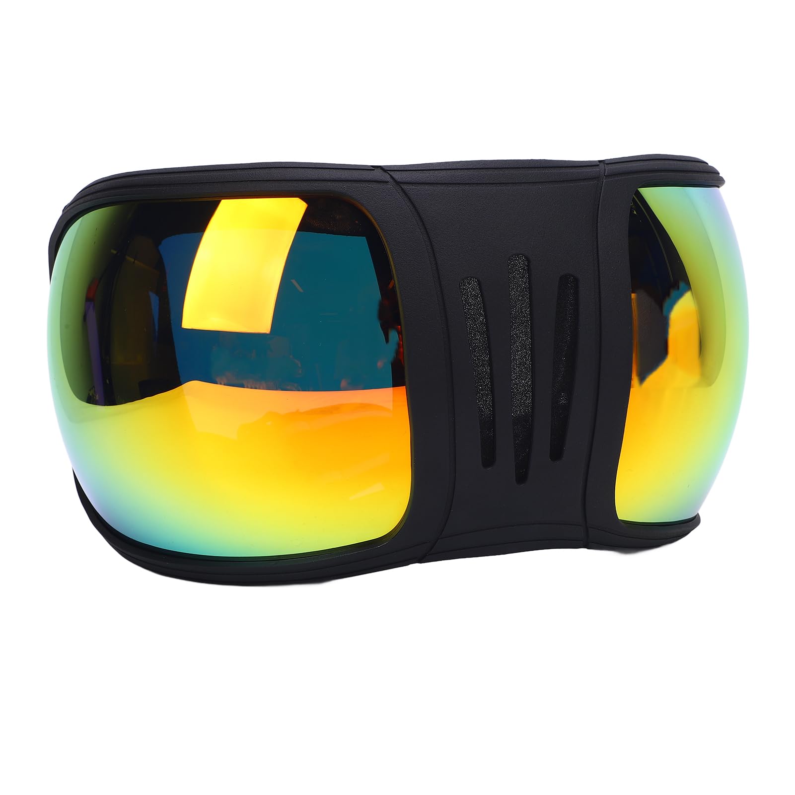 PUSOKEI Gafas de Carreras de Caballos, Gafas Deportivas a Prueba de Viento y, de Sol Protectoras para Caballos con Correa Ajustable para Suministros de Arnés