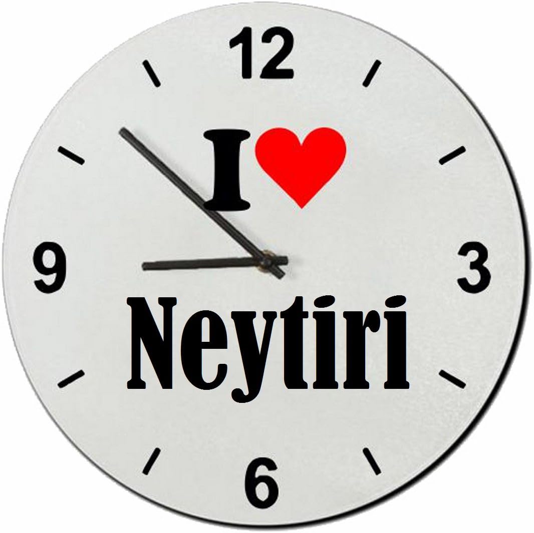 Reloj de pared "I love Neytiri"