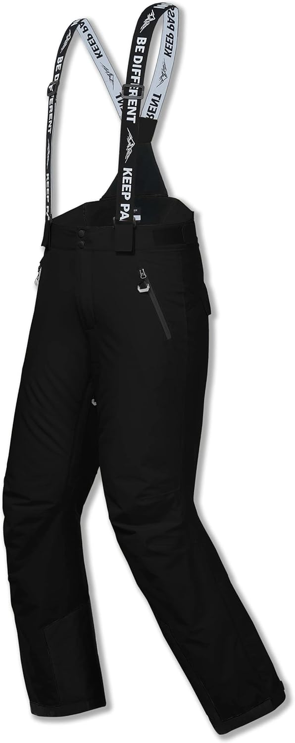 TOWN&FIELD Snow Pants Men Insulated Ski Bibs Overalls Waterproof Breathable Snowboard Pants Hiking Climbing : Clothing, Shoes & Jewelry