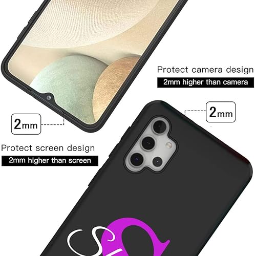 Miniatura 2 de BOSTEPY Funda personalizada para Samsung Galaxy A30S A31 A32 4G5G, A33 A42 A43 A44 A50 A51 A51A52 5G A70S, A71 A71 A72 4G5G, texto personalizado con