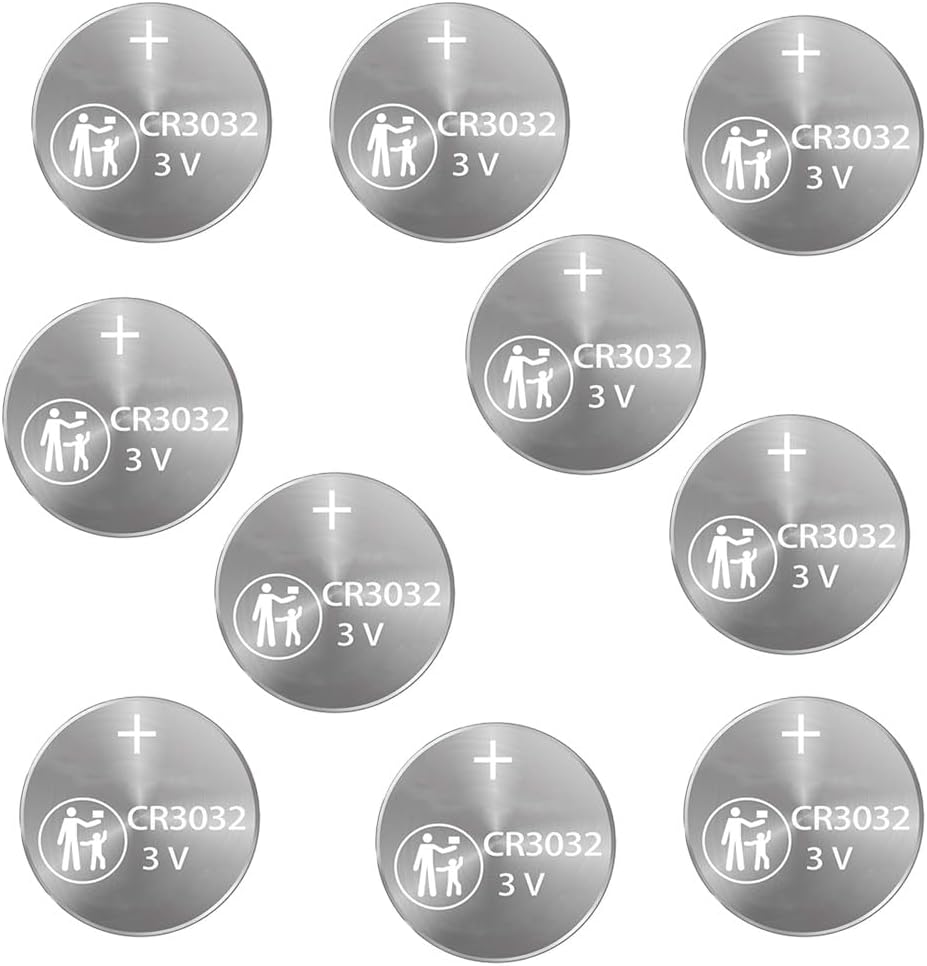 YICUAA（10個入り）CR3032 (BR3032) 3V 500mAh コイン形リチウムバッテリー、電子時計リモコン用電池 -  ACTIVIDADESPROEDUCO.ES