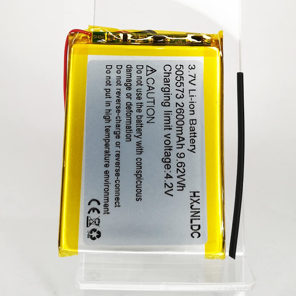 DC 3.7V 2600mah 505573 li-ion Lithium Ion Polymer Battery Replacement per DIY 3.7-5v prodotti della batteria,Luce LED, GPS，tablet PC