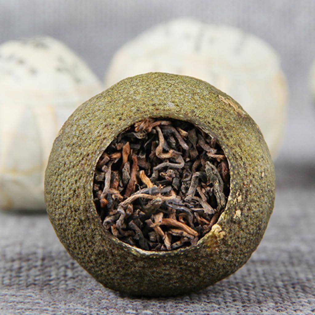 Té Premium Xiaoqinggan Pu-erh 17.64oz | Cáscara De Mandarina Y Pu-erh Maduro, Añejado 8 Años, Set De Regalo De 500g (250g * 2)