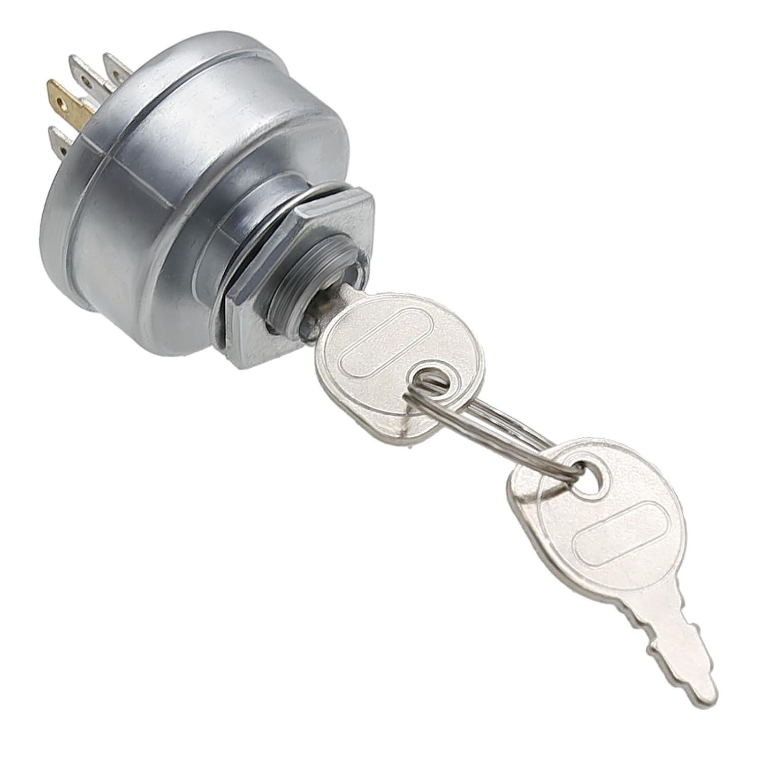 Tractor Ignition Switch Replacement for K1122-62110 AM119111 Compatible with John Deere STX38 STX46 Scotts Sabre S 1642 2046 1438 16/46 Kubota T1460 T1570 T1670 T1760S T1870S (AM119111)