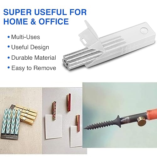 Miniatura 10 de TRYMAG 200 imanes para refrigerador, pequeños imanes redondos para manualidades, mini imanes de tierras raras de 0.16 x 0.118 pulgadas, pequeños