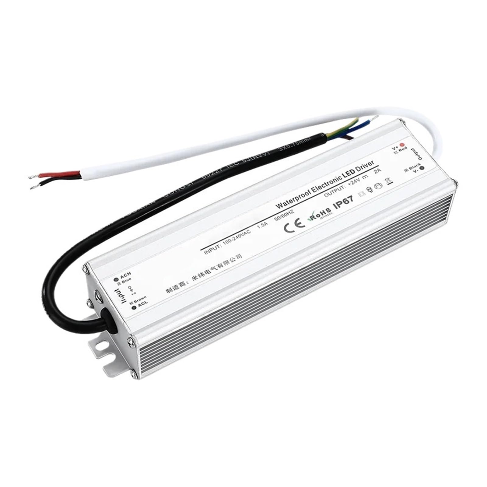 BRODEFUP Switching Power Supply LPV-35W 60W 80W 100W AC/DC 12V 24V(12V,100W)