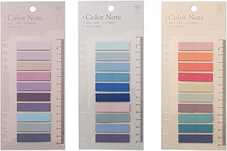 600Pcs Sticky Tabs, Transparent Sticky Notes Flags Pastel Book Tabs Annotation Tabs Morandi Page Markers Clear Index Tabs with Ruler Translucent Index Stickers for Books Page Bookmarks Office Supplies