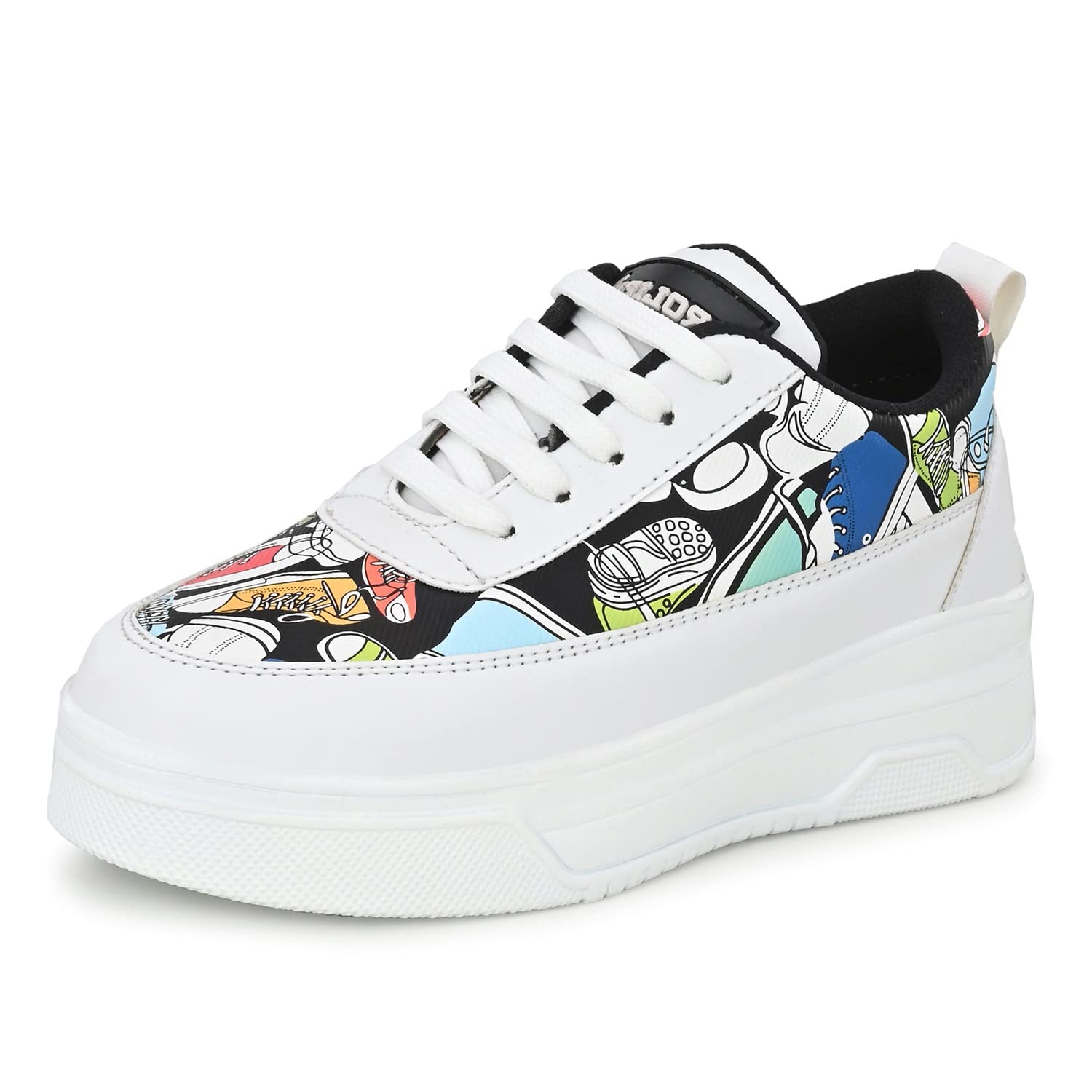 Prolific Womens White Sneakers - 8 UK (B0BV2SVCFP) Amazon Price History, Amazon Price Tracker