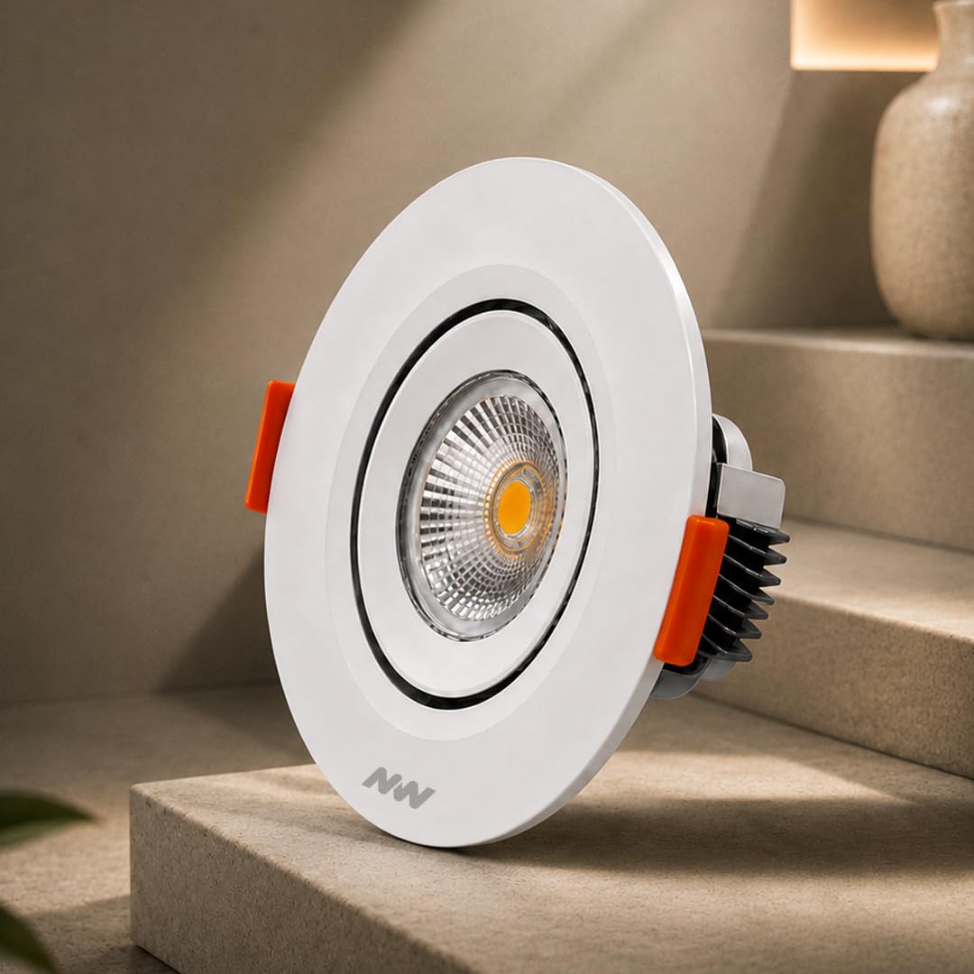 5w jupiter round ceiling light, cob light, spot light (color- warm white, 1)