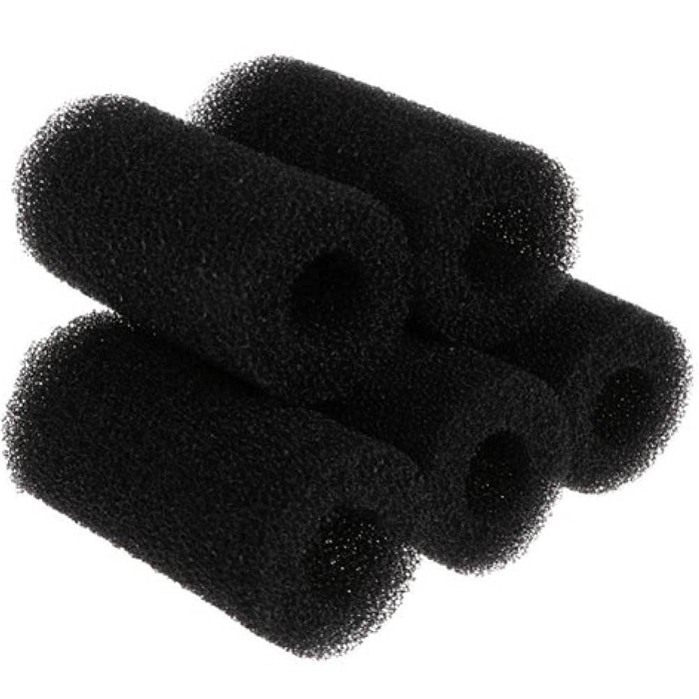 Wudaizhi Black 5Pcs Filter Foam Sponges, Sponge Filter Pad Foam For Aquarium Fish Tank Pond Canister Filters