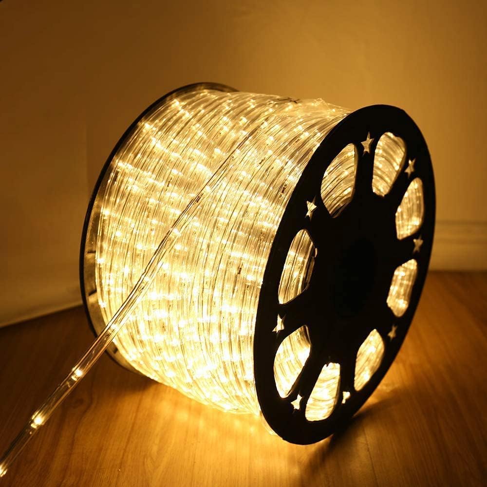 Gesto 5 Meter Led Strip Lights– Ceiling Lights for Home Decoration,Rope led Light for Balcony Decoration Outdoor Lights Waterproof |Fairy Lights for Home Decor,Birthday,Diwali Decoration(Warm White)