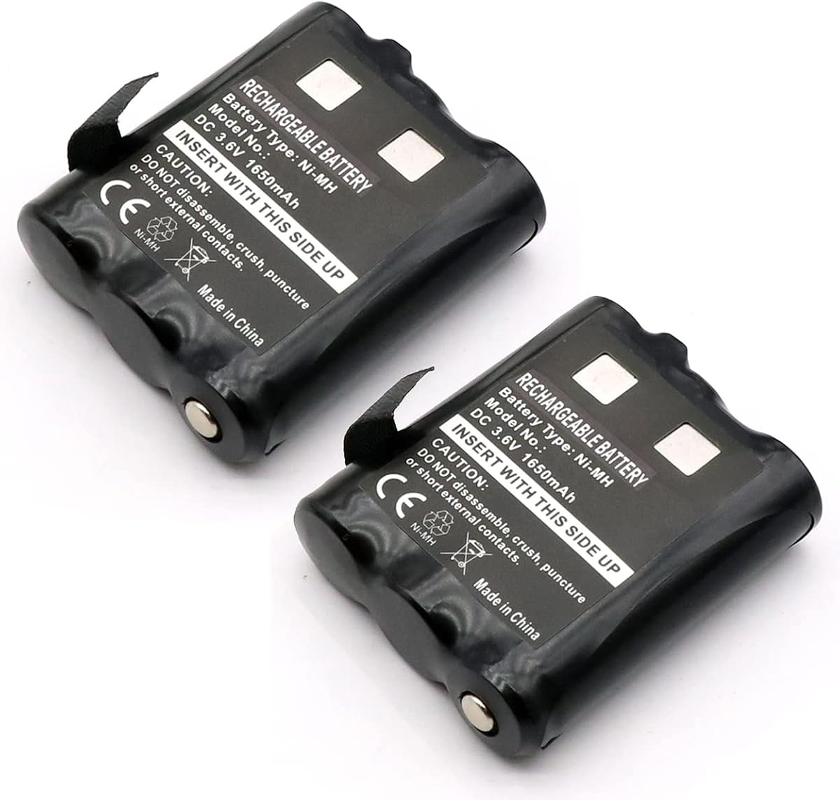 Batería 2X1650mAh PMNN4477AR 1532 para Motorola T200 T210 T460 T600 Ni-MH | Para Motorola TalkaboutT260TP T265 T270 T280 T400 T402 T465 T470 T475 T478 T480 T500 T503 T605 T800 T801 T802, 3,6 V