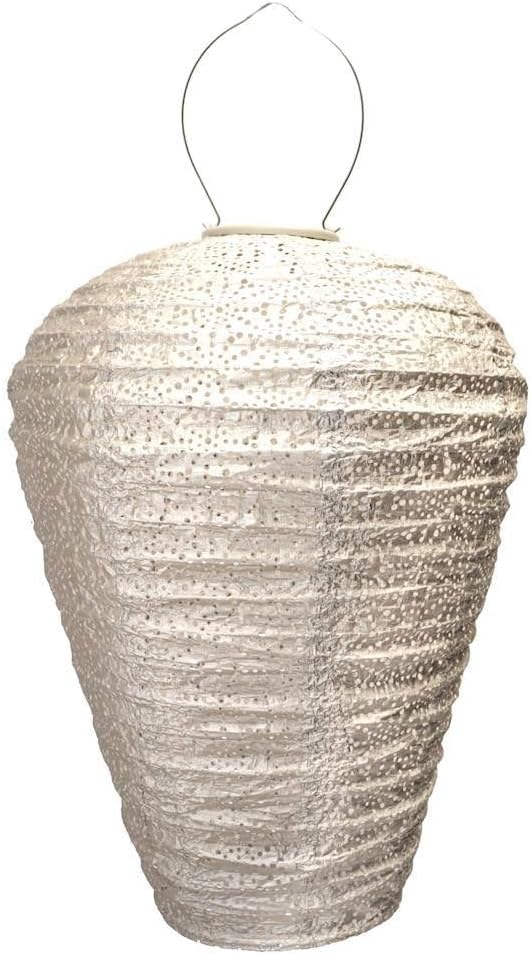 Lumiz 221006 - 30" Balloon Light Taupe Sashiko Pattern Lantern (Balloon Sashiko Lantern, XL Light Taupe (LUM127))