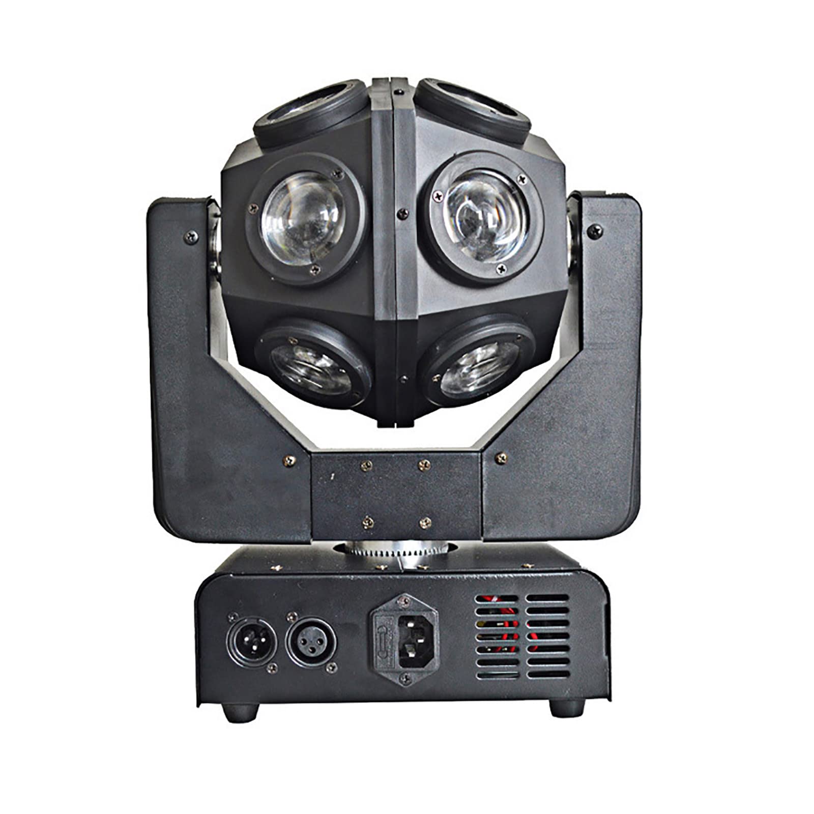 4-in-1-RGBW-Moving-Head-Bühnenlicht,kugelförmiges LED-Beam-DJ-Disco-Wash-Party-Licht,DMX512-13/15-Kanal-Effektbeleuchtung, 360 ° Drehung, Sound aktiviert,12 x 12W, für Bar-Club-Konzerthochzeiten