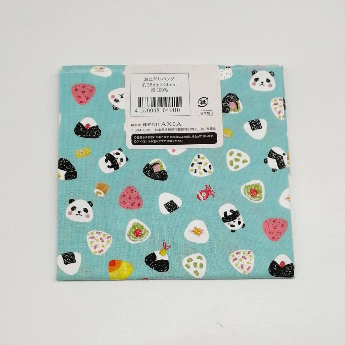 Amazon | 日本製生地動物②－1 おにぎりパンダ ぱんだ 線100％ 布 生地