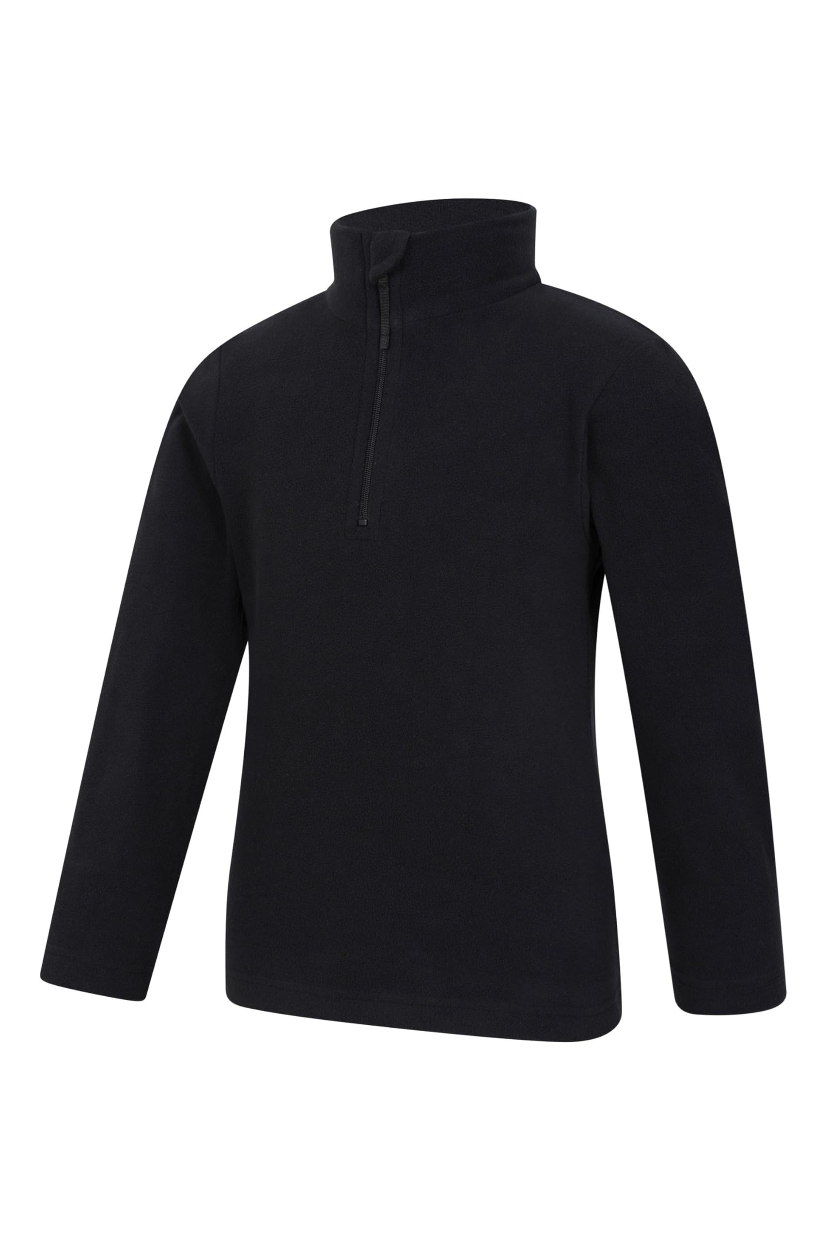 Mountain Warehouse Camber Kids Coral Fleece Top - Lightweight, Quick Drying, Breathable Sweatshirt for Outdoor Activities - Unisex, Suitable for Winter Layering — view 4
