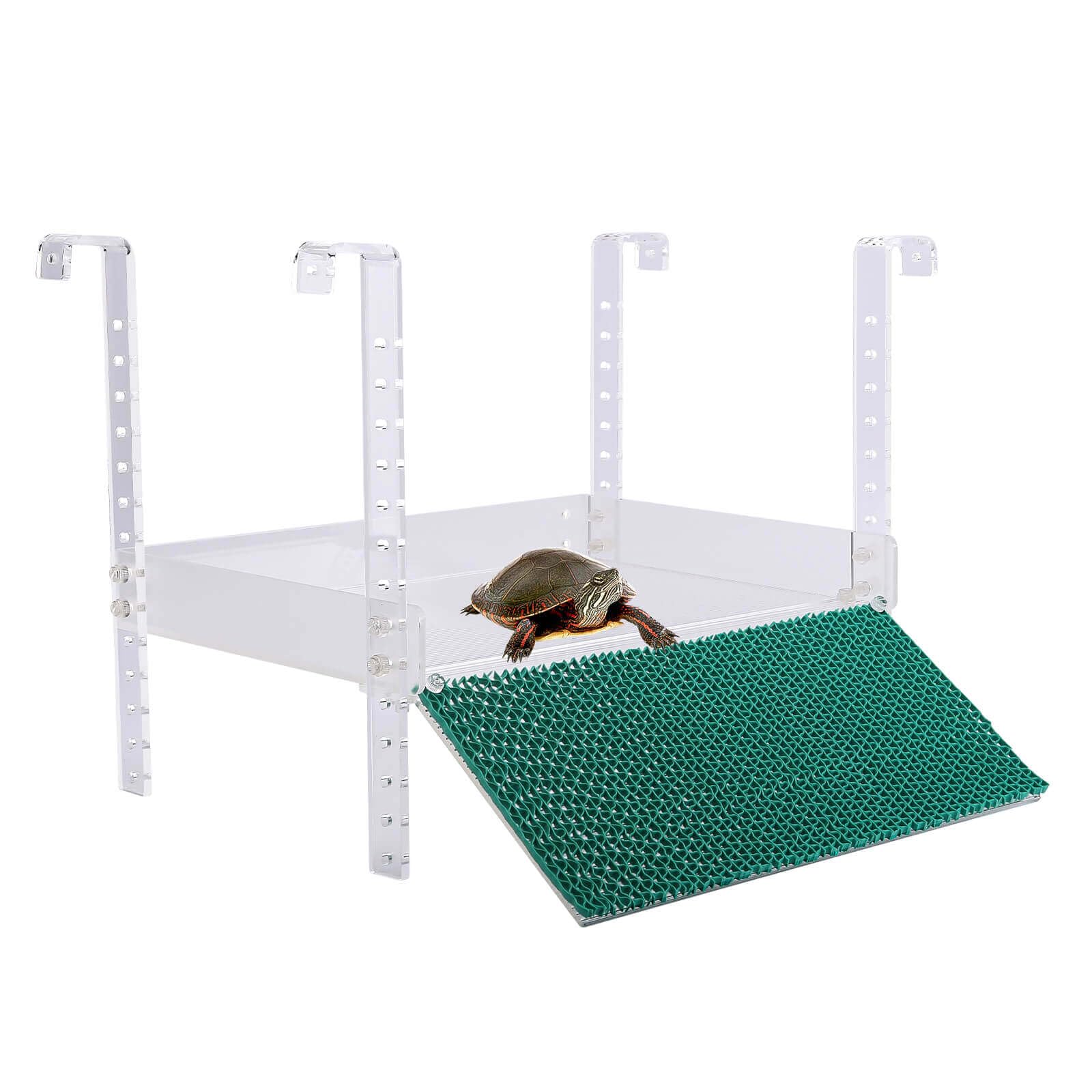 Photo 1 of AltitudeCraft Turtle Basking Platform Large - Hanging Turtle Ramp for Aquariums Turtle - Basking Area for Turtle Tank