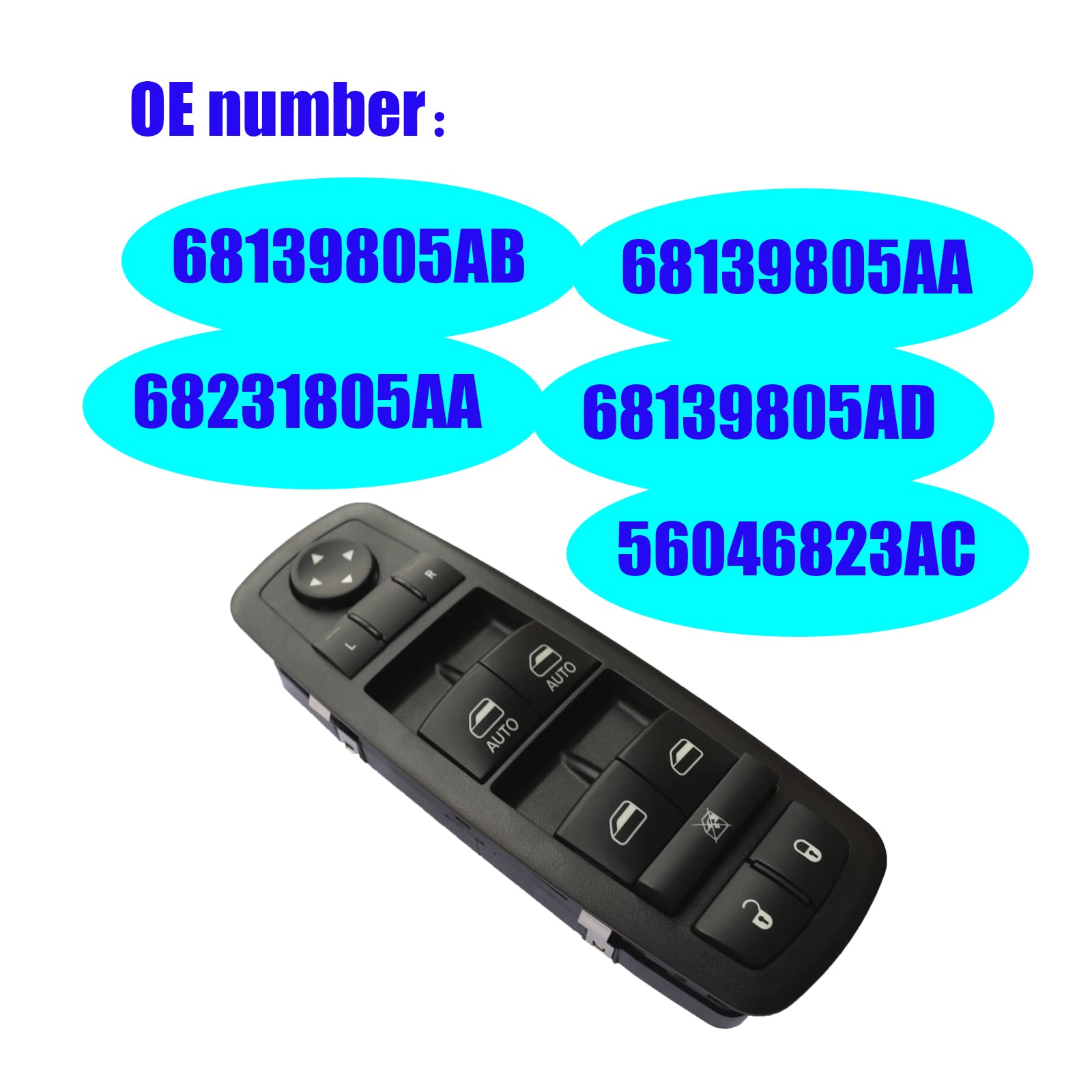 11 Pin Window Control Master Power Window Switch For 2015-2017 - Foto 6