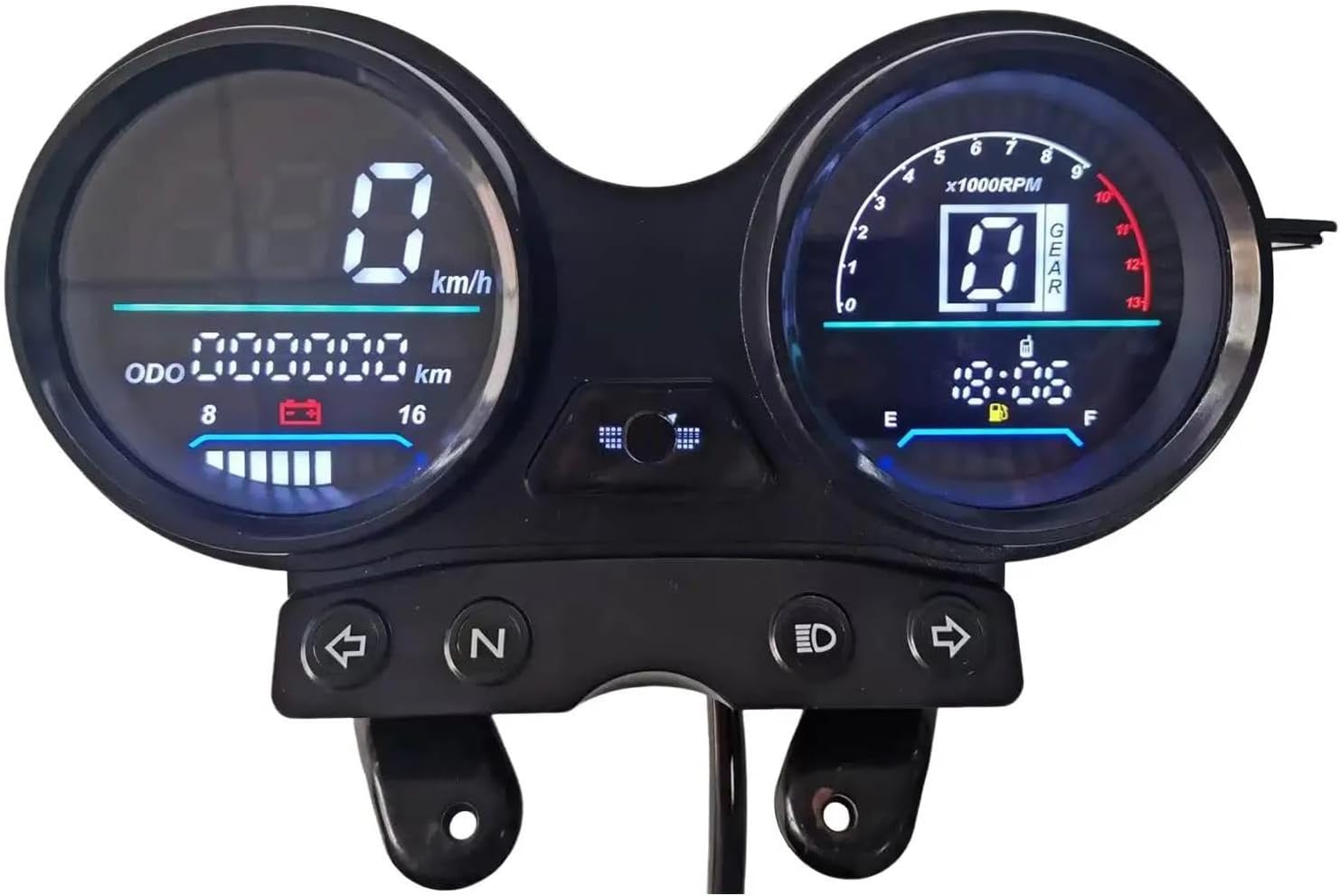 に適合する YBR125 バイク用オドメーター・スピードメーターアクセサリー