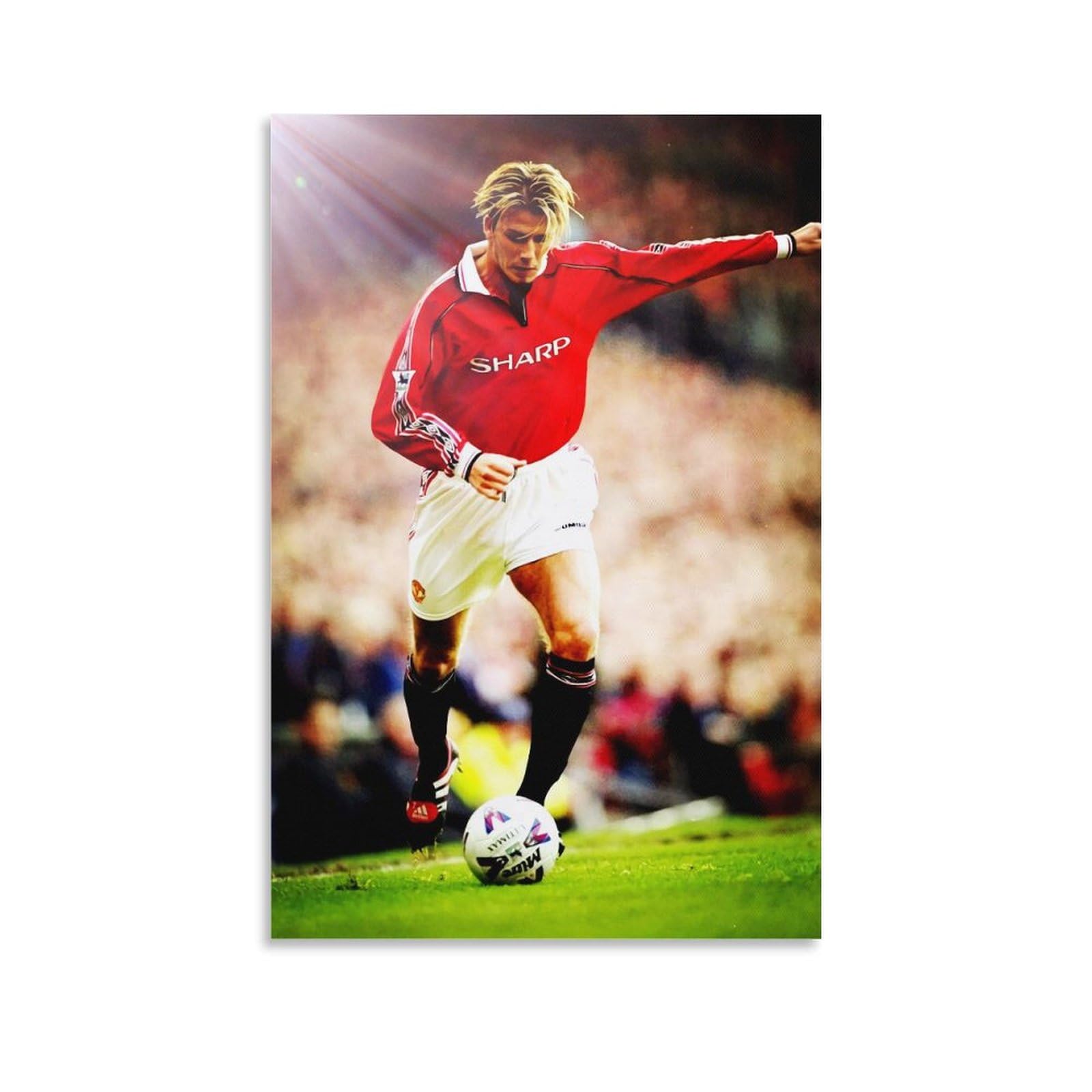 Amazon.co.jp: サッカースターデビッドベッカムポスター (19) 部屋飾り