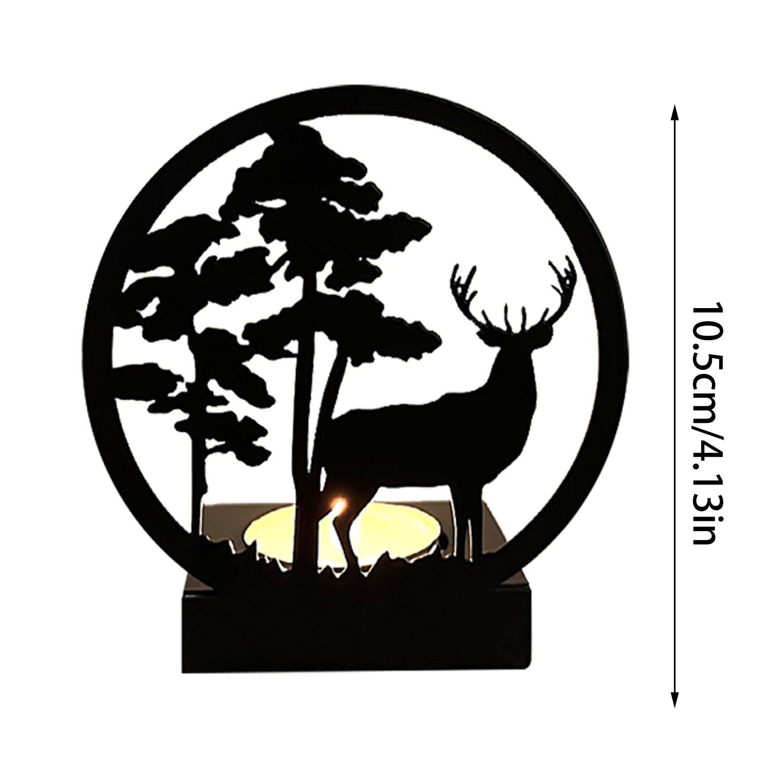 金属製　鹿の親子2体セット 金属製 鹿の親子2体セット