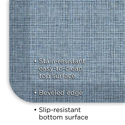 Gelpro Designer Comfort Ergo-Foam Anti-Fatigue Kitchen Floor Mat, 20"X48", Tweed Hydrangea #TOP7