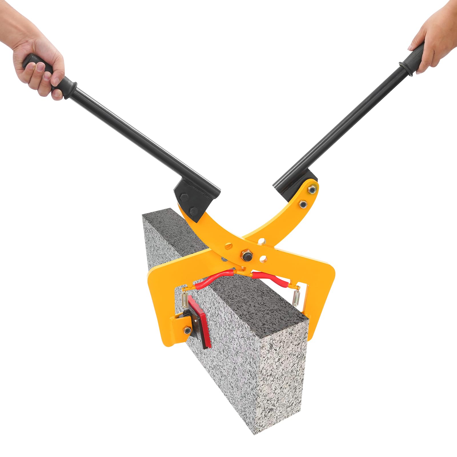 Morsetto universale per sollevamento pietra 280 kg, apertura regolabile 8-30 cm, pinza per pietre ad alte prestazioni, per sollevamento e trasporto