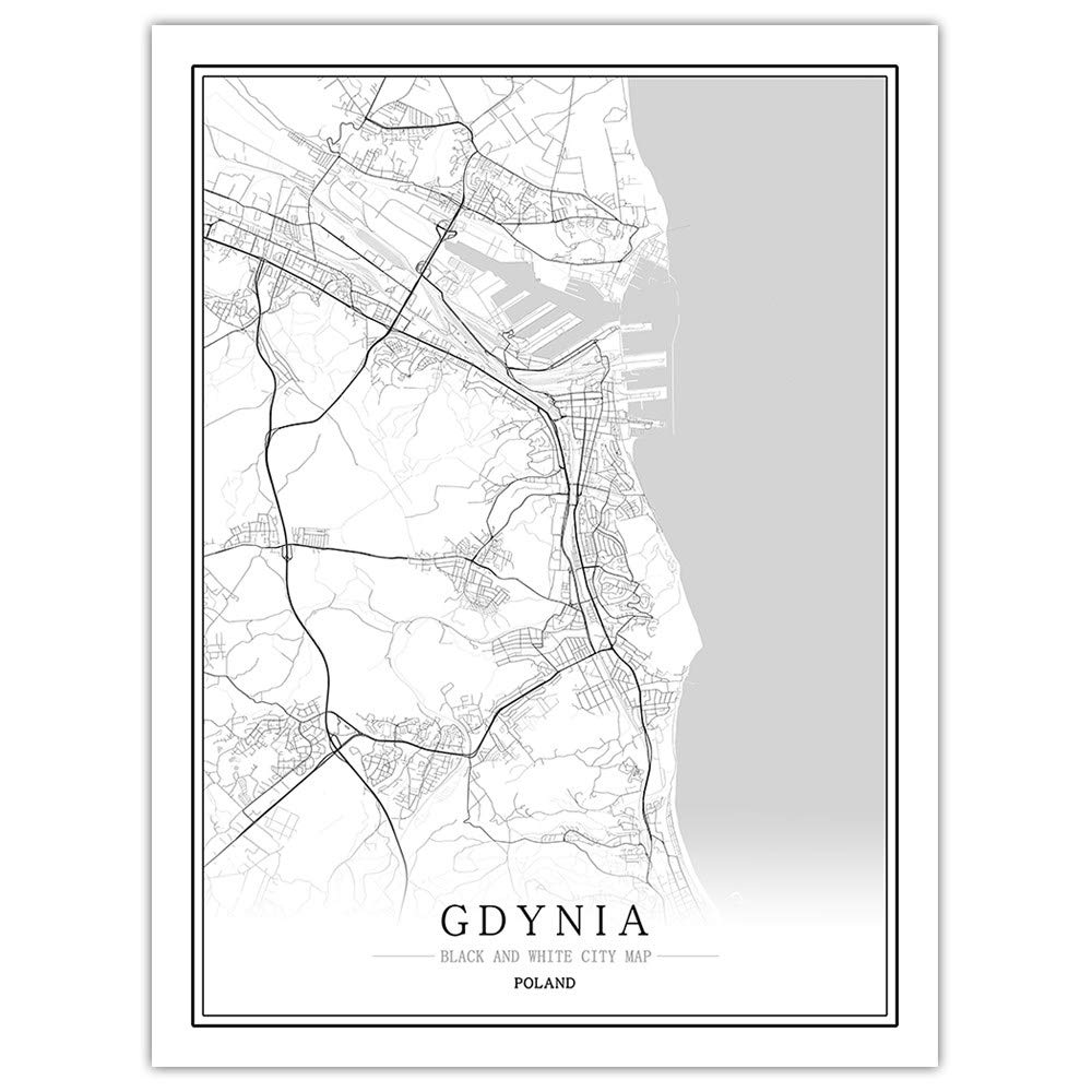 1000 sztuk puzzli dla dorosłych, Gdynia Polska mapa miasta puzzle dzieci drewniane zestawy puzzli dla rodziny, mózg wyzwanie zabawki dla dzieci, rodzica i dziecko inteligencja, 1000