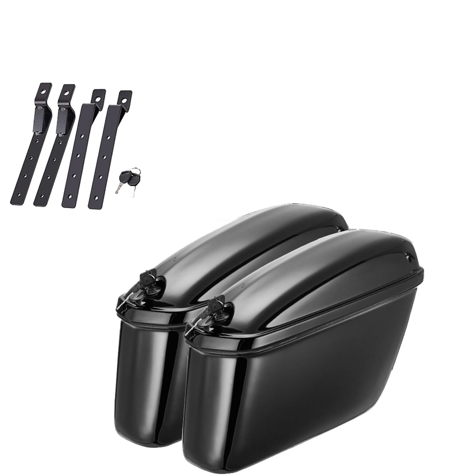 Equipaje de moto universal maleta rígida para Yamaha Vstar 650 950 8