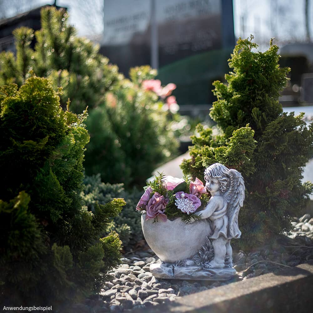 Vaso per tomba con picco, vaso commemorativo in resina, supporto per fiori cimiteriali per lapide, tomba, cimitero, giardino, prato, decorazioni da giardino, 1 pezzo