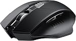 Inphic Bluetooth Mouse, Multi-Device Silent Rechargeable Bluetooth Wireless Mouse (Tri-Mode: BT 5.0/4.0+2.4G), 1600DPI Ergonomic Portable Mouse for Laptop PC Computer,Smartphone,Windows Mac OS, Black