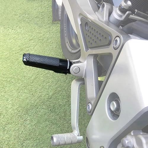 Miniatura 7 de Estriberas de motocicleta Pedales delanteros Reposapiés para Yamaha YZF-R1 2000-2003, YZF-R1 2004-2008, YZF-R1 2009-2021, YZF-R6 2003-2005R6S 06-09,