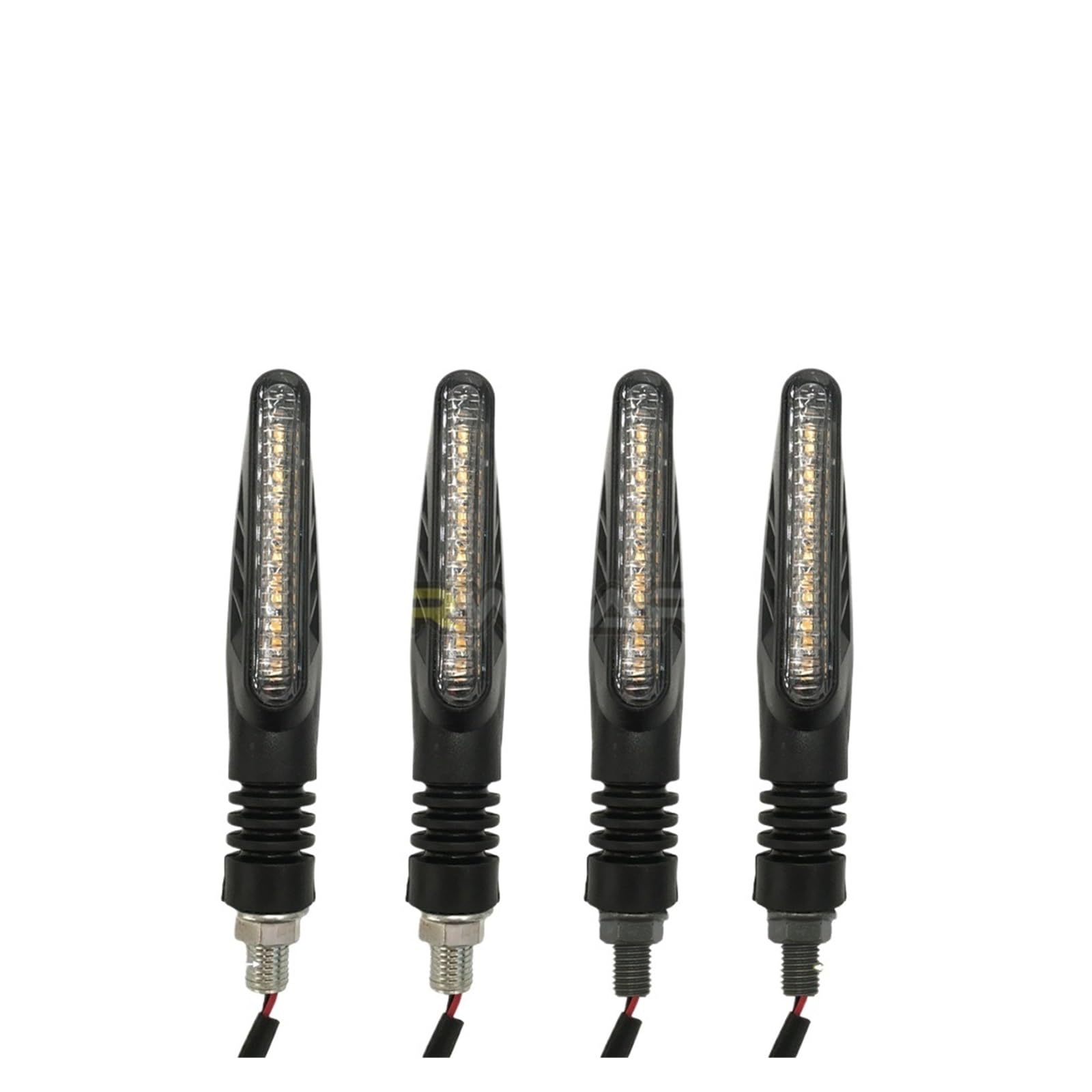 PBCGTFHJK 4PCS L-ed Turn Signals Motorcycle Flasher Arrow Motorcycle Turn Signals Light Motorcycle Light Fit for yamahaa Kawasak