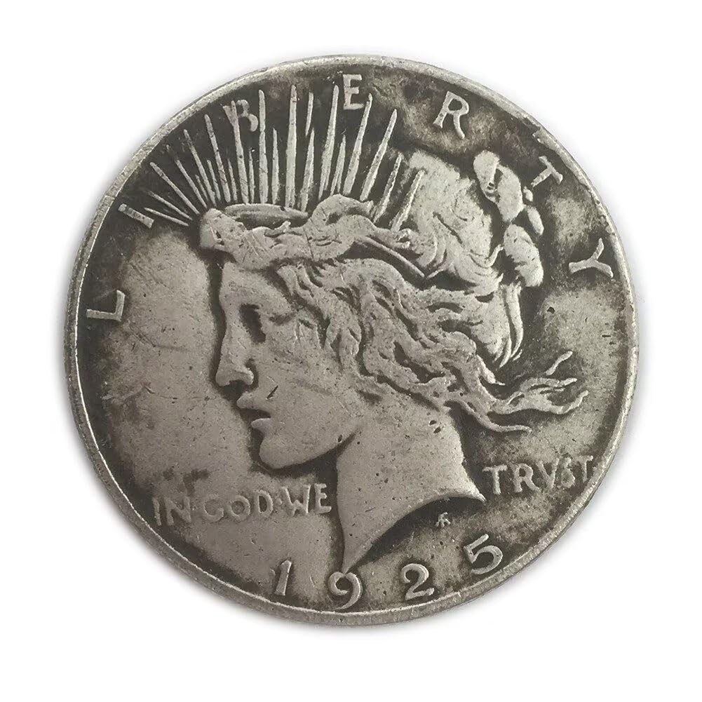 Amazon.com: 1925 自由硬幣一美元硬幣摩根和平硬幣