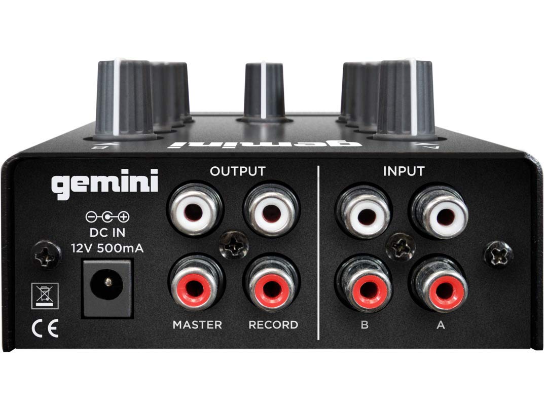 Gemini MM-1 - Mini 2-kanałowy mikser DJ