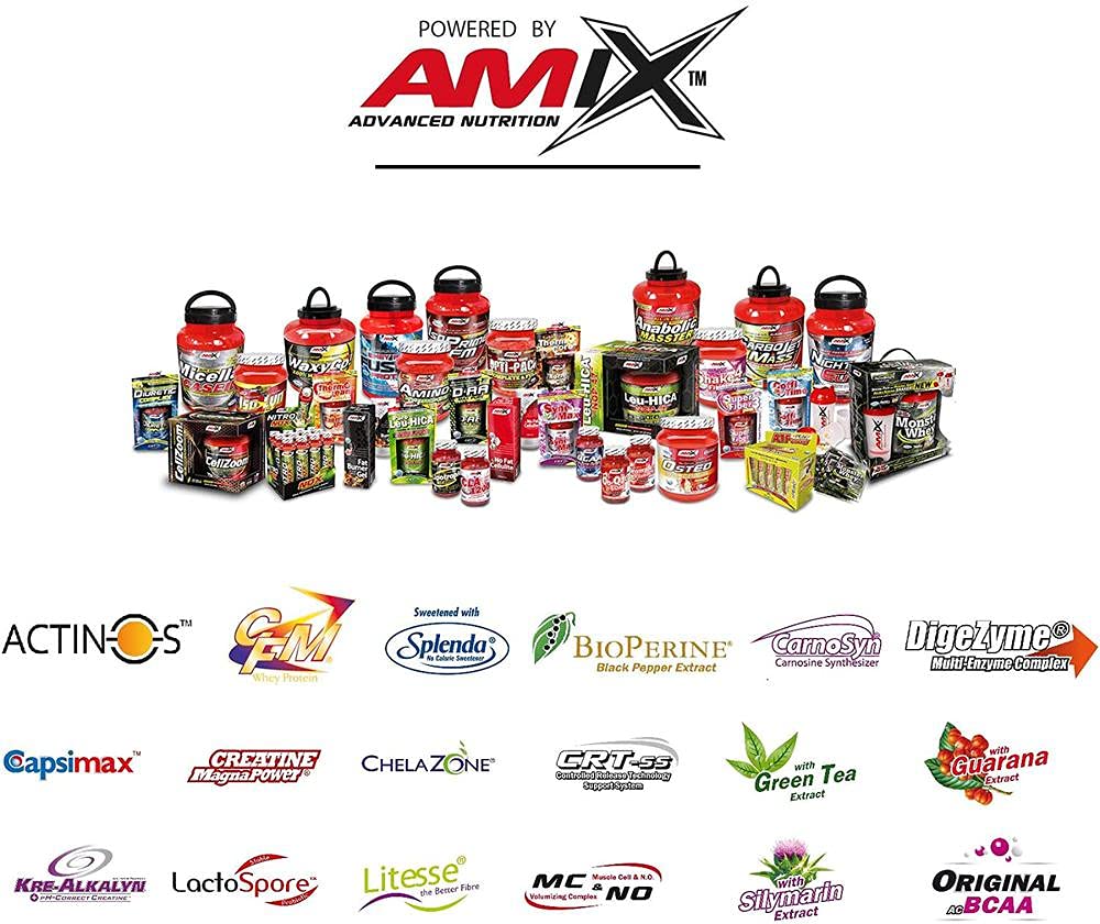 Amix, Vitargo Load + Kre-Alkalyn, Suplemento Alimenticio, Recuperador muscular, Suplemento de Carbohidratos para masa muscular, Creatina Monohidrato Amix, Sabor Limón, 2 KG